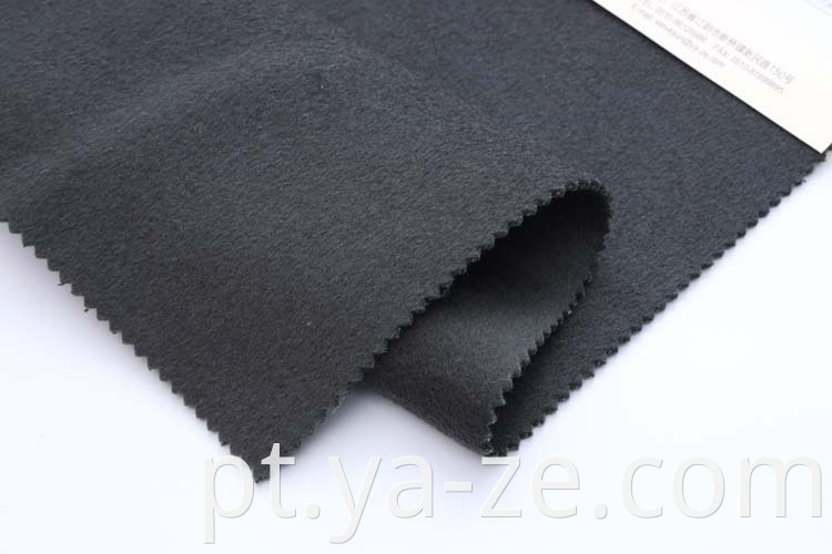 Fábrica diretamente de lã de lã de lã de lã de lã de folha dupla Fabricante de tecido simples para roupas